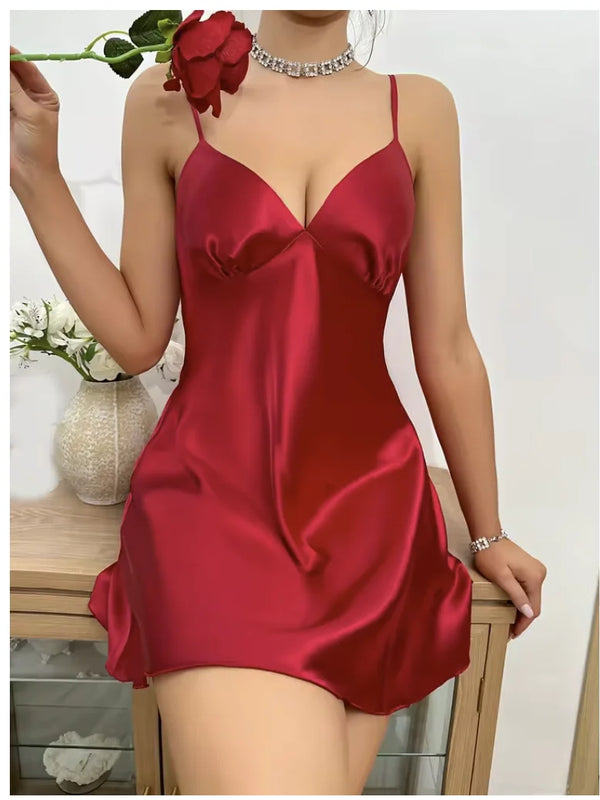 Sexy Nightdress Women's Nightgown V-neck Night Dress | SAMAG