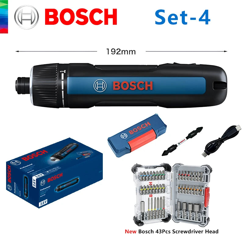 BOSCH GO 3 Cordless Screwdriver 3.6V Lithium - ion Battery Rechargeable Drill with Box GO3 Professional - View 11 | SAMAG