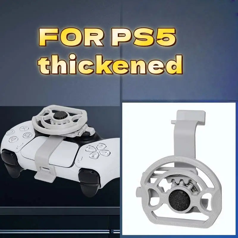 1Pcs Racing Games Steering Wheel Replacement Enhanced Gaming Mini Game Steering Wheel For PS5 Game Controller Accessories