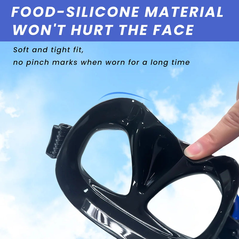 Snorkel Mask Swimming Googles With Optical Nearsighted - View 2 | SAMAG
