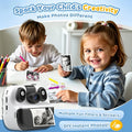 Digital Children Camera Mini Portable Thermal Printer Record Video HD Photography Instant Print Photo Educational Birthday Gifts