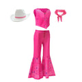 Summer Rose Pink Sleeveless Girl Cosplay Outfit Star - View 9 | SAMAG