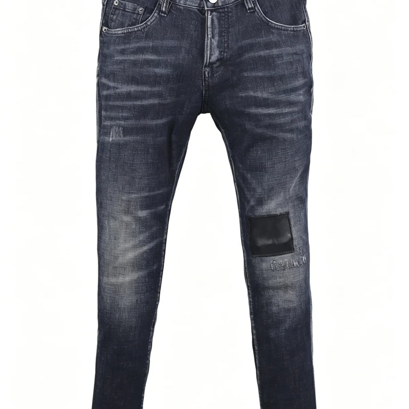 6060 Four Seasons New Men's Washed Ripped Patch Old | SAMAG