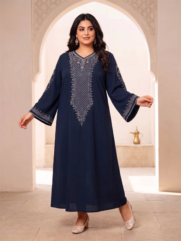 Aiyu Nuex Women's Traditional Dresses and Abayas Beaded | SAMAG