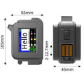 Iottim 12.7mm Mini Portable Inkjet Printer Small Business Date Label Printer QR code Logo Batch Number