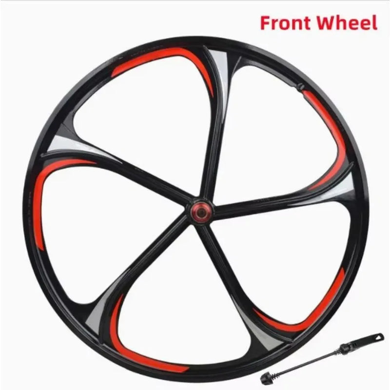 Wheel Set 700C V Brake Magnesium Alloy/Aluminum Alloy Powder Coated Integrated Bicycle Wheel Rim