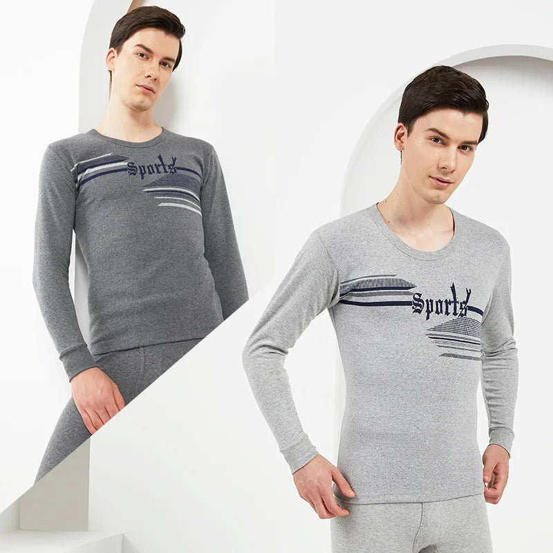 Thermal Underwear Sets For Men Winter Underwears Long Johns Soft Comfortable Clothes Men Underwear Tops Bottoms 2 pcs/set MY299