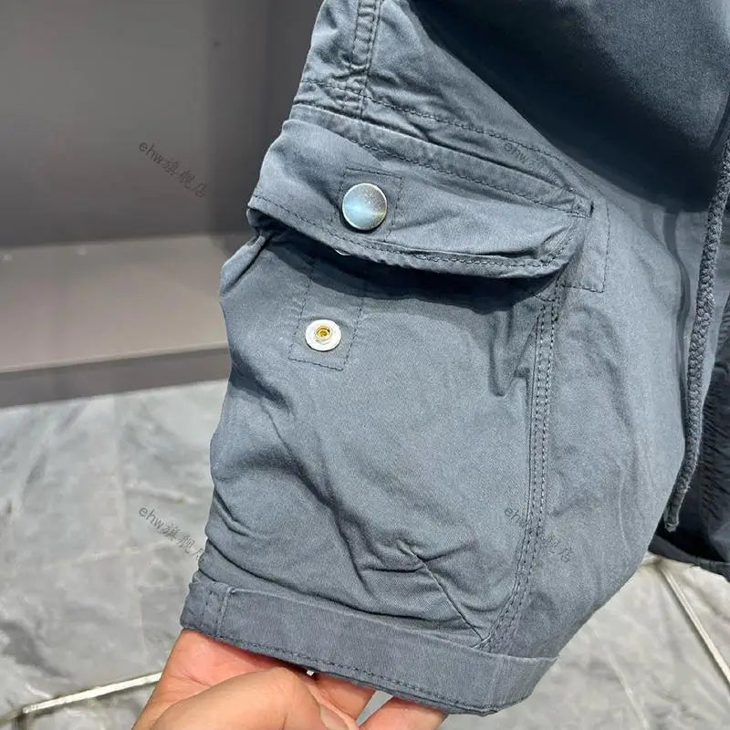 Summer Work Shorts for Men Casual Multi-pocket Loose | SAMAG