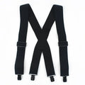 Deepeel Fashion 5cm Wide Adults Men's Suspenders Adjust Elastic Strap X - type 4 Clips Male Braces Harness - Visuel 8 | SAMAG