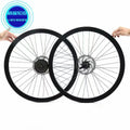 MTB Triple-Layer Alloy Wheelset, Disc Brake, QR, 7-9 Speed, 20/22/24/26/27.5", 2.125" Tires & Brake Pads, Ready-to-Ride