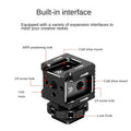 FEICHAO Triple Cold Shoe Mount Adapter Monitor Hot Shoe Extension Seat Mic Fill Light Bracket Holder for DSLR Camera Cage Rig