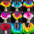 Belly Dance Veils Light Texture Gradient Color Veil Shawls 250cmx120cm Latin Belly Dance Shawls Costumes Accessories
