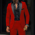 2 - Piece Men's Suit Suitable For Wedding Business Single Button Jackets And Pants Sets, Slim Fit - View 8 | SAMAG