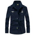 Men's Spring Cotton Casual Shirt Military Tooling | SAMAG