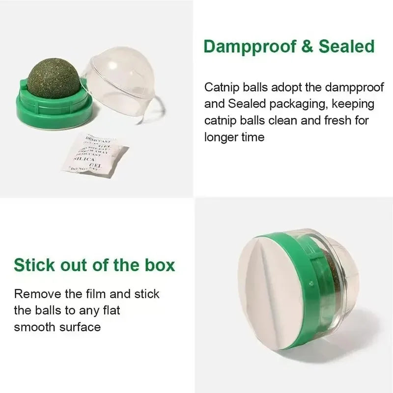 Mint Ball Cat Teeth Cleaning Toy Designed For Chewing And Entertainment A Must-Have Cats Fun Pet Licking