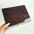High-End Glossy Lacquered Wooden Storage Box for Belts, Premium Gift Packaging, Multifunctional Storage for Jewelry and Accessories, with Secure Locking