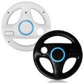 2PCS Plastic Innovative and ergonomlc design Game Racing Steering Wheel For Nintendo Wii Kart Racing Game Remote Controller