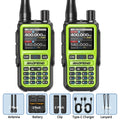 BAOFENG UV-5R Mini Walkie Talkie Bluetooth Programming Frequency Dual PTT Type-C Charging AM FM Long Range Two Way Radio