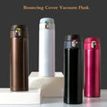 500ML Stainless Steel Bouncing Cover Vacuum Flask Thermos Cup Coffee Tea Milk Thermo Bottle Stainless Steel Coffee Mug Thermos
