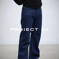 PROJECT 25 Men's Vintage Raw Denim Wide Leg Jeans | SAMAG