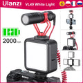 Ulanzi Mini Portable LED Video Light Triple Cold Shoe Rechargeable Vlog Fill Light Photography Lighting Tripod Kit CRI95+