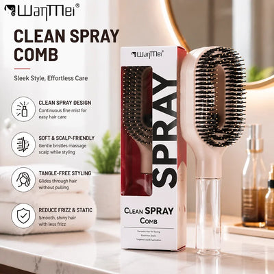 Sprayer Comb Detangling Scalp Massage Hairbrush | SAMAG