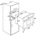 For 45cm High Built In Compact Microwave Oven With Grill