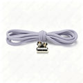 No Ties Lock Shoelaces Sneakers Elastic Shoelace Tie Free Shoe Lazy Laces Capsule Metal Lock Quick Shoe Strings for Adult Kids