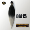 Kanekalon 26inch Hot Water Set Pre Stretched Jumbo Braiding Hair Box Twist Braids Synthetic Hair Extensions For Women Soft Yaki