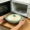 Microwave Grill Pan Microwave Griller, Griddle & Crisper Pan with Lid for Grilling, Browning, and Crisping Foods