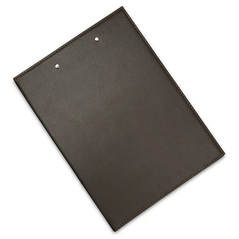 A4 PU Leather Planner Notebook Ring Binder File Folder Portfolio Office School Folder for Documents A4 Paper Writing Board