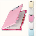 Portable A4 Nursing Clip File Plastic File Box Clipboard with Storage File Box Organizer Folder