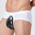 Men Sexy Enlarge Bikini Sissy Pouch Protection Push Up Cup Brief Classic Underwear Quick Dry Fashion Swimwear Pad