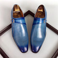 Italian Handmade Men's Oxford Shoes Real Calf Leather Black Brown Classic Brogue Business Wedding Dress Shoes For Men 2026 New