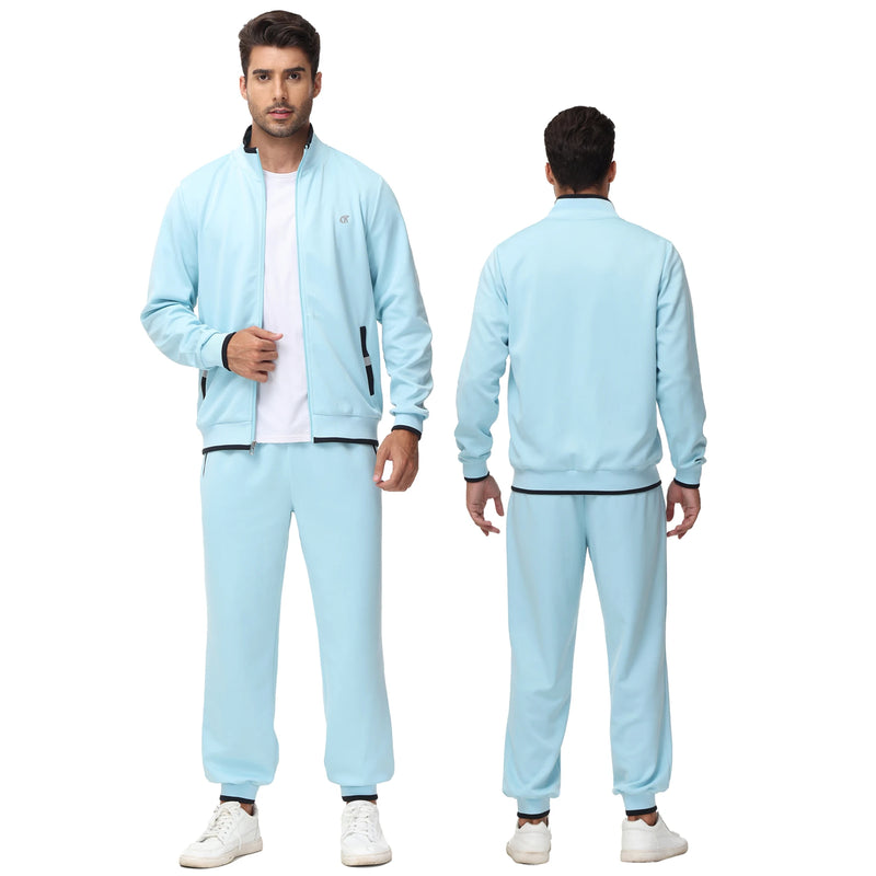 Men's Tracksuits Sweatsuits for Sweat Track Suits 2 Piece Casual Athletic Jogging Warm Up Full Zip Sets - View 12 | SAMAG