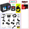 Action Camera 5K 4K60FPS  50MP 2" Touch Dual Screen 5X Zoom Wi-Fi EIS  170° DVR Webcam Wireless Mic 30M Waterproof Sport Camera