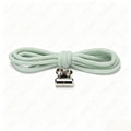 1 Pair New Elastic No Tie Shoelaces Semicircle Shoe Laces For Kids and Adult Sneakers Shoelace Quick Lazy Metal Lock Laces