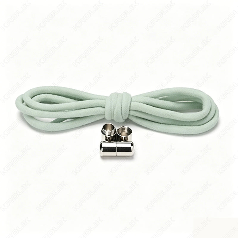 1 Pair New Elastic No Tie Shoelaces Semicircle Shoe Laces For Kids and Adult Sneakers Shoelace Quick Lazy Metal Lock Laces