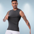 Men's Sleeveless Compression Vest Tight Fit Quick Dry Breathable Moisture Wicking Summer Gym Fitness Sports Tank Top