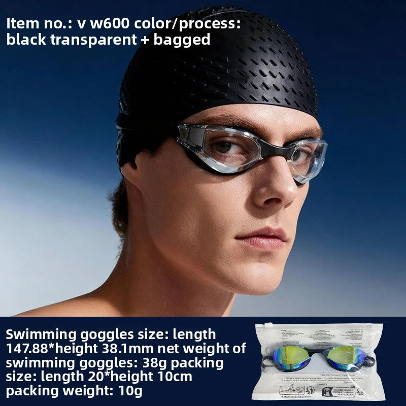 Mirrored Anti Fog Racing Swim Goggles UV Protection | SAMAG