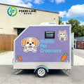 Dog Grooming Tub in the Trailer Integrated Stainless Steel Bathing Station in Mobile Pet Grooming Unit