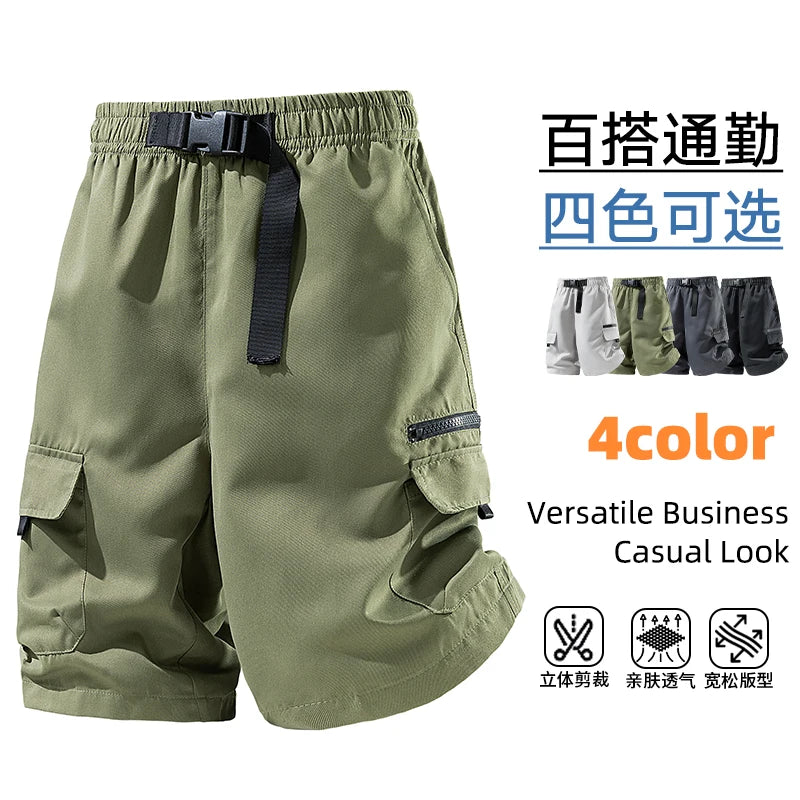 Summer work pants with multiple pockets, sporty casual | SAMAG