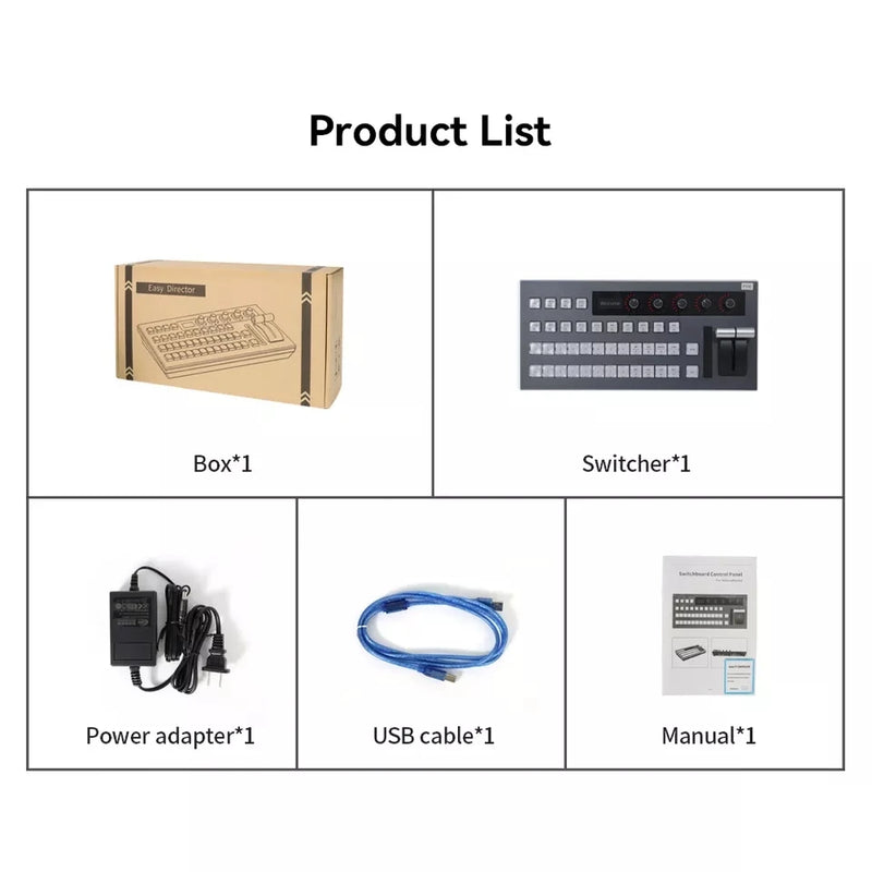 IP USB switcher atem switchboard control panel switch video mixer switcher vMix software switchboard control panel