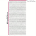 Self-adhesive Wallpaper 3D Wall Stickers Brick Waterproof TV Backdrop Home Wall Decoration Waterproof Wall Decals 70*200cm