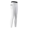 Men's Leggings Compression Pants Sports Leggings Basketball Quarter Shorts Quick Drying Running Training Stretch Fitness Pants
