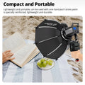 AMBITFUL PS30/PS50 SE 30cm 55cm mini Quickly Release Bowens Mount Octagon Softbox + Honeycomb Grid Outdoor SoftBox for LED Flash