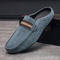 Loafer‌ Men's Lightweight Shoes Summer One Step Push Lazy Breathable Casual Half Support Slippers for Men