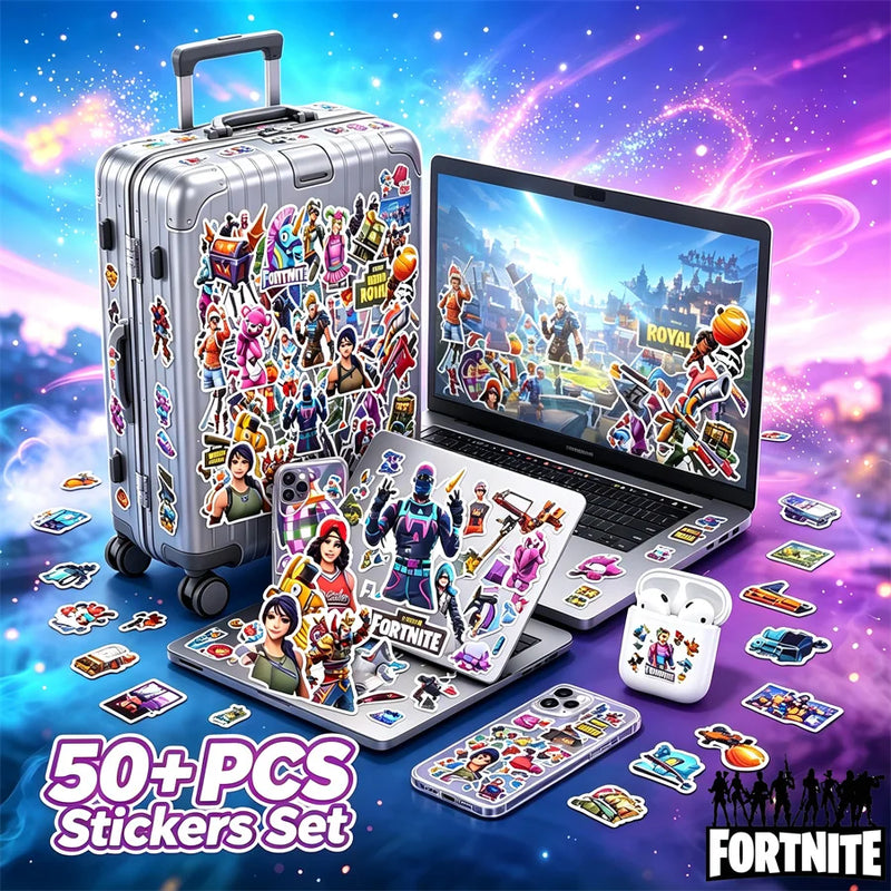 Original Fortnite Game Stickers Waterproof Vinyl Decals - View 2 | SAMAG