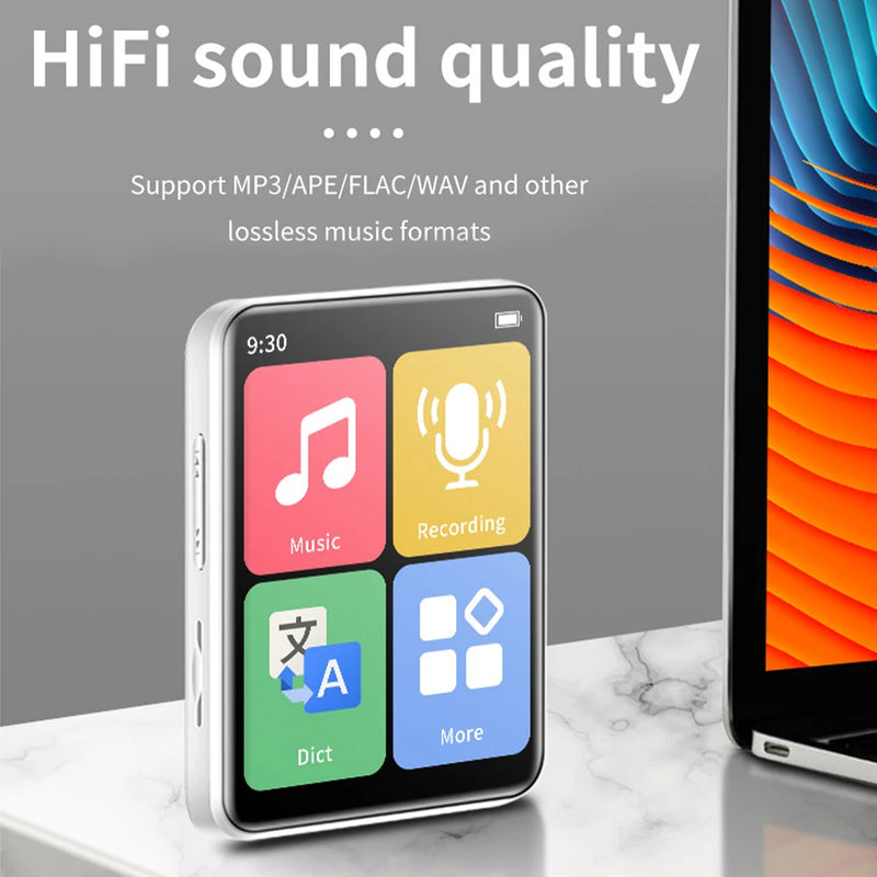 New Sports Bluetooth MP3 Player With Clip 128GB 32GB Mini Music Video Player Support FM Recorder Pedometer E-book TF SD Card