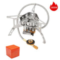3500/5800W Big Power Gas Stove Camping BBQ Picnic Burner Portable Outdoor Windproof Fishing Hiking Heating Stove Wholesale